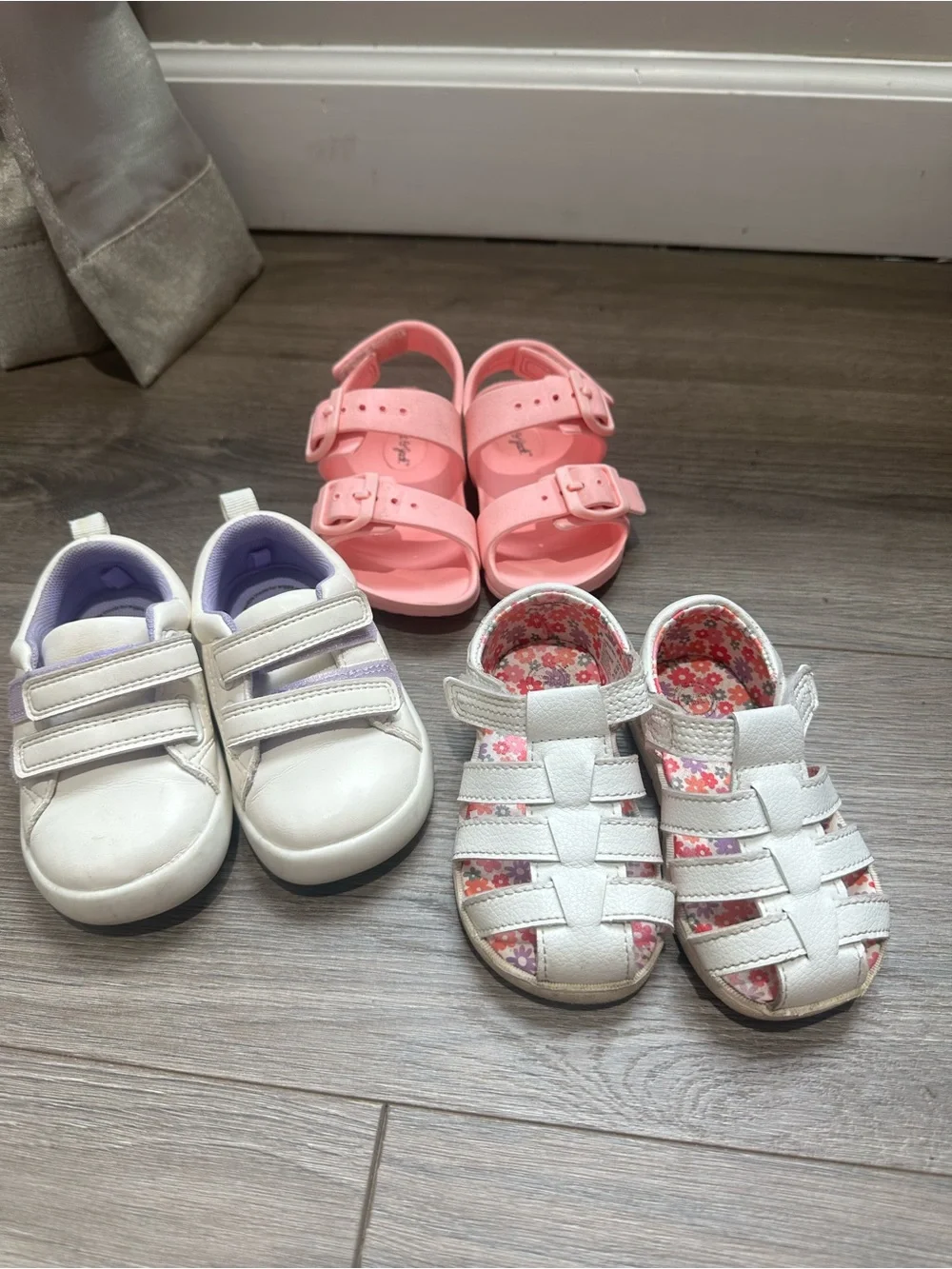 Cat & Jack & Wonder Nation Toddler Girl Bundle Shoes. Comfortable everyday wear!